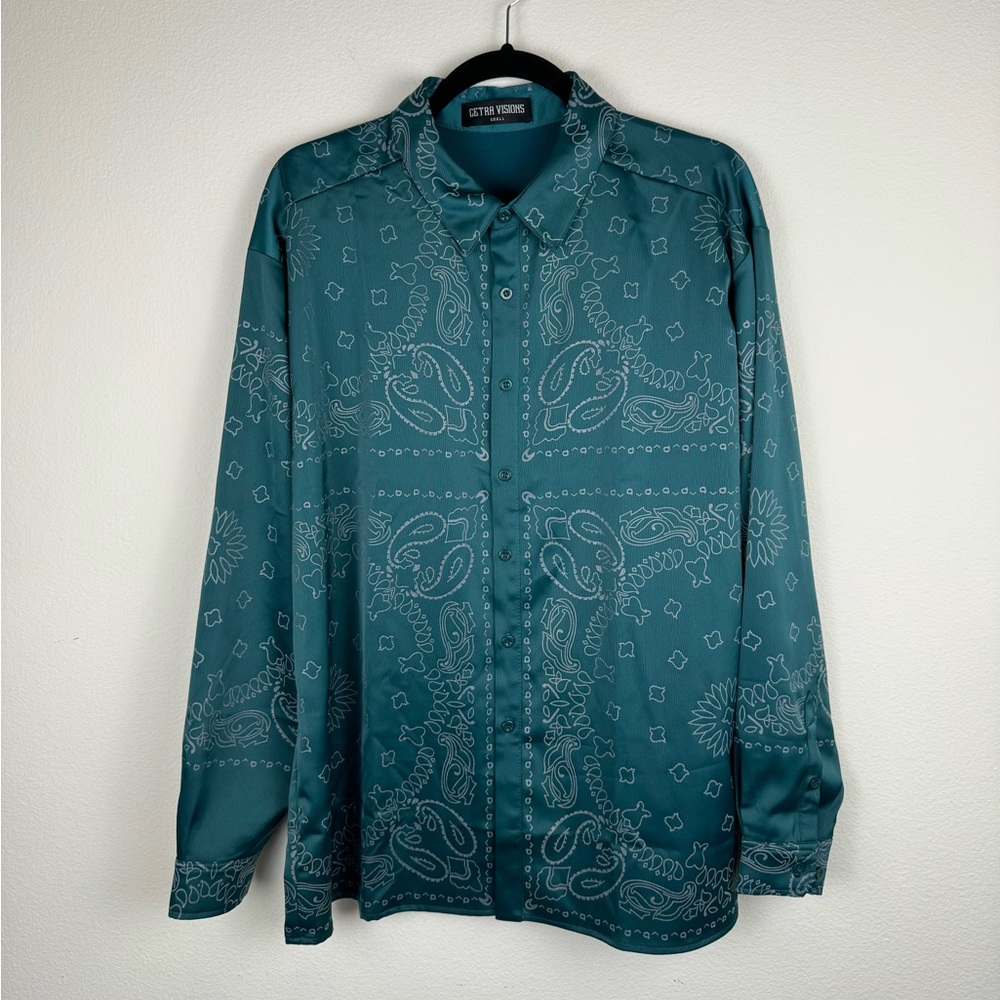 Marino Morwood Cetra Visions 3M Bandana Button Up Shirt